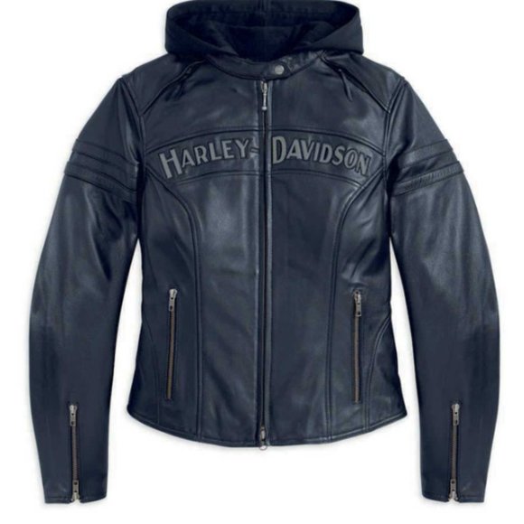 Harley-Davidson Jackets & Blazers - Harley-Davidson® Women's Miss Enthusiast 3 in 1 Leather Jacket